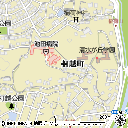 熊本県熊本市北区打越町35-43周辺の地図