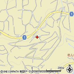 熊本県熊本市西区河内町野出1722周辺の地図