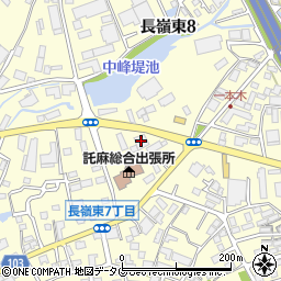 正晃熊本営業所周辺の地図