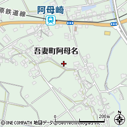 長崎県雲仙市吾妻町阿母名1031周辺の地図
