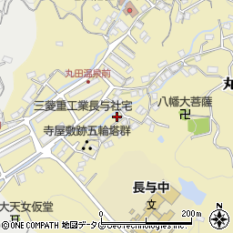 長崎県西彼杵郡長与町丸田郷233周辺の地図