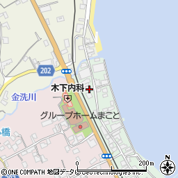 長崎県島原市洗切町14周辺の地図