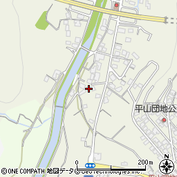 長崎県諫早市平山町324-1周辺の地図