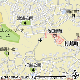 熊本県熊本市北区打越町36-14周辺の地図