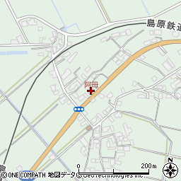 長崎県雲仙市吾妻町阿母名1931周辺の地図
