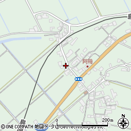 長崎県雲仙市吾妻町阿母名1952周辺の地図