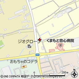 熊本県熊本市東区小山町1361周辺の地図