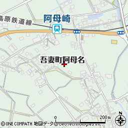 長崎県雲仙市吾妻町阿母名1048周辺の地図