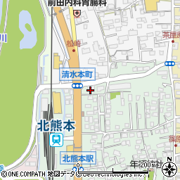 お仏壇・墓石の千寿　清水店周辺の地図