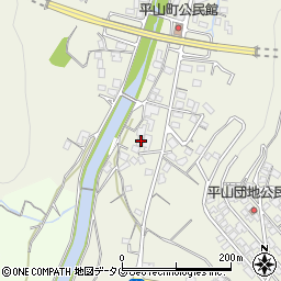 長崎県諫早市平山町308周辺の地図