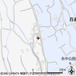 長崎県雲仙市吾妻町永中名368周辺の地図