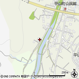 長崎県諫早市平山町613周辺の地図