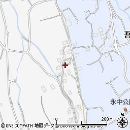 長崎県雲仙市吾妻町永中名366周辺の地図