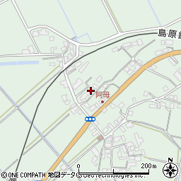 長崎県雲仙市吾妻町阿母名1916-2周辺の地図