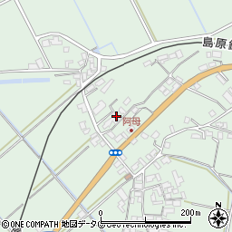 長崎県雲仙市吾妻町阿母名1916周辺の地図