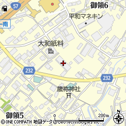 熊本くみあい運輸周辺の地図