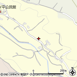 長崎県雲仙市吾妻町田之平名1091周辺の地図