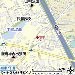 トーショー熊本営業所周辺の地図