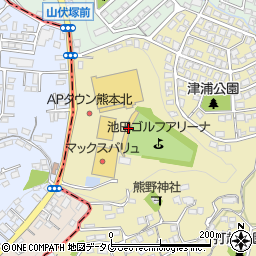 池田ゴルフアリーナ周辺の地図