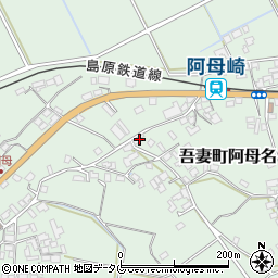 長崎県雲仙市吾妻町阿母名1139周辺の地図