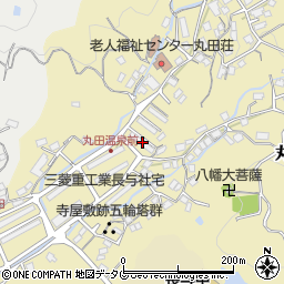 長崎県西彼杵郡長与町丸田郷166周辺の地図