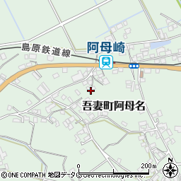長崎県雲仙市吾妻町阿母名1068周辺の地図