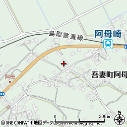 長崎県雲仙市吾妻町阿母名1132周辺の地図