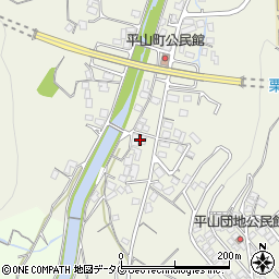 長崎県諫早市平山町301-1周辺の地図