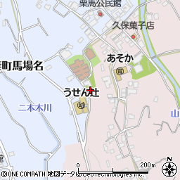 長崎県雲仙市吾妻町栗林名443周辺の地図