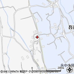 長崎県雲仙市吾妻町永中名365周辺の地図