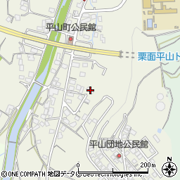 長崎県諫早市平山町293-2周辺の地図