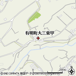 長崎県島原市有明町大三東（甲）周辺の地図