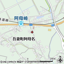 長崎県雲仙市吾妻町阿母名1037周辺の地図