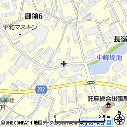 カネムラエコワークス熊本支店周辺の地図