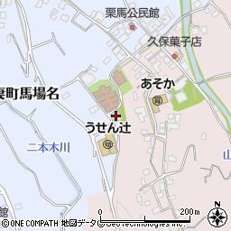 長崎県雲仙市吾妻町栗林名416周辺の地図