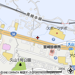 九州物産株式会社　Ｄ・Ｄ久山注文受付周辺の地図