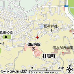 熊本県熊本市北区打越町37-36周辺の地図