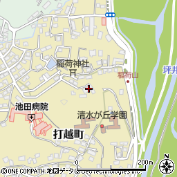 熊本県熊本市北区打越町37-63周辺の地図