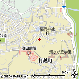 熊本県熊本市北区打越町37-44周辺の地図