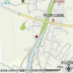 長崎県諫早市平山町591周辺の地図