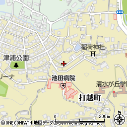 熊本県熊本市北区打越町37-30周辺の地図