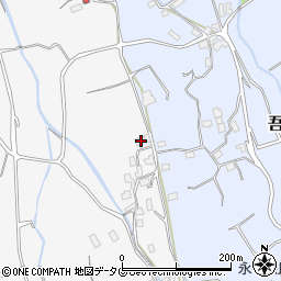 長崎県雲仙市吾妻町永中名364周辺の地図