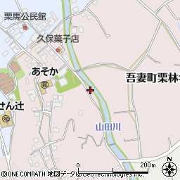 長崎県雲仙市吾妻町栗林名282周辺の地図