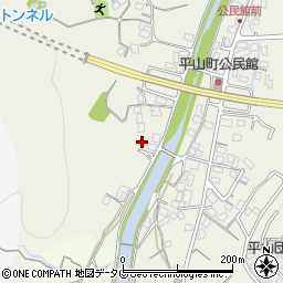 長崎県諫早市平山町593周辺の地図