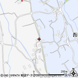 長崎県雲仙市吾妻町永中名364-1周辺の地図