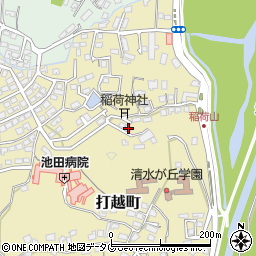 熊本県熊本市北区打越町39-8周辺の地図