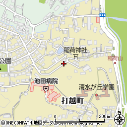 熊本県熊本市北区打越町37周辺の地図