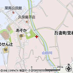 長崎県雲仙市吾妻町栗林名280周辺の地図