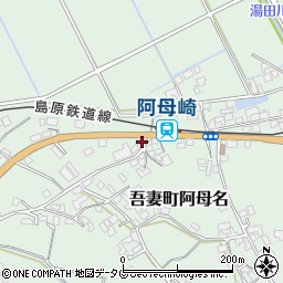 長崎県雲仙市吾妻町阿母名1097周辺の地図