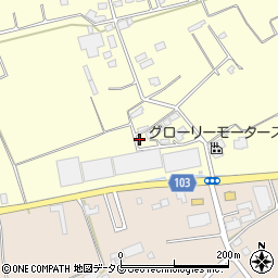 熊本県熊本市東区小山町1917-1周辺の地図